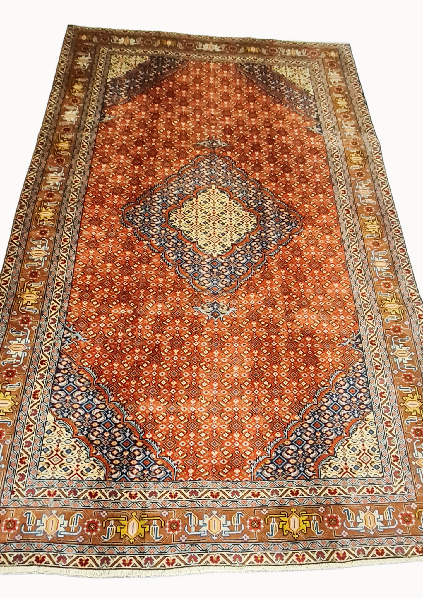 MH0517 Hand-Knotted Ardabil Antique Rug