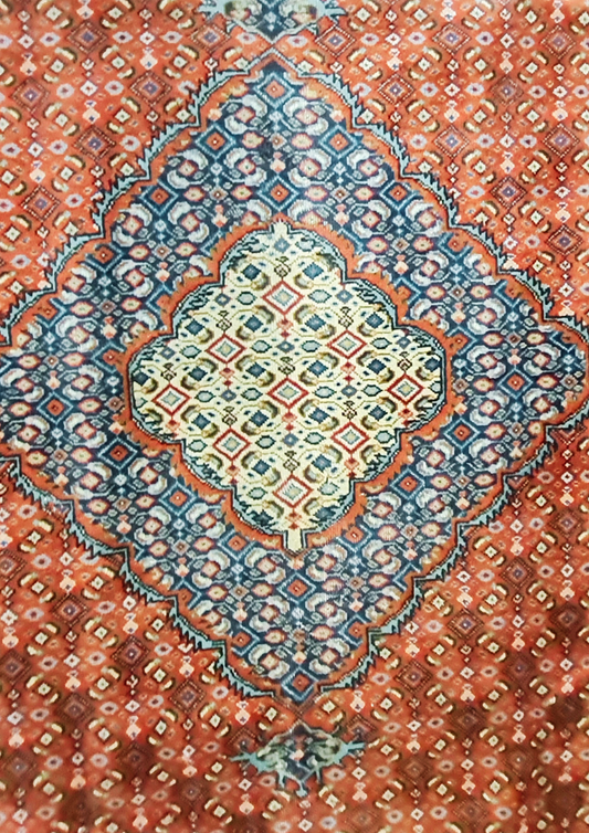 MH0517 Hand-Knotted Ardabil Antique Rug