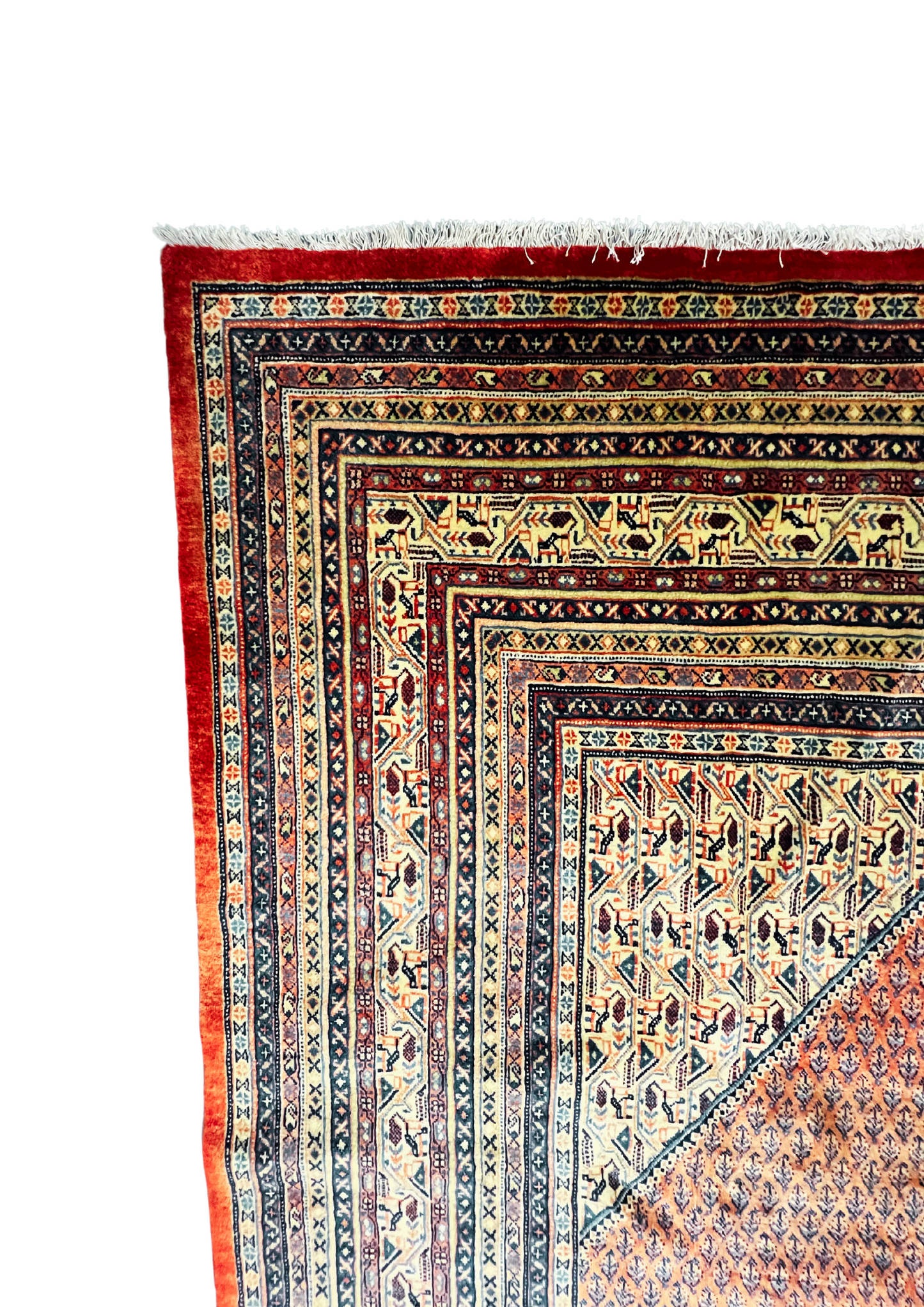 MH3220 Hand-Knotted Sarog Antique Rug