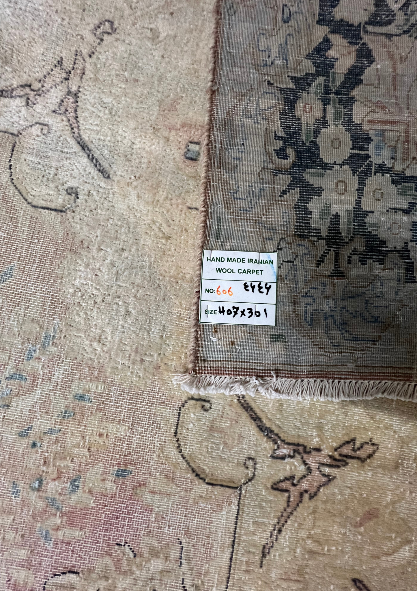 MH0606 Hand-Knotted Tabriz Antique Rug