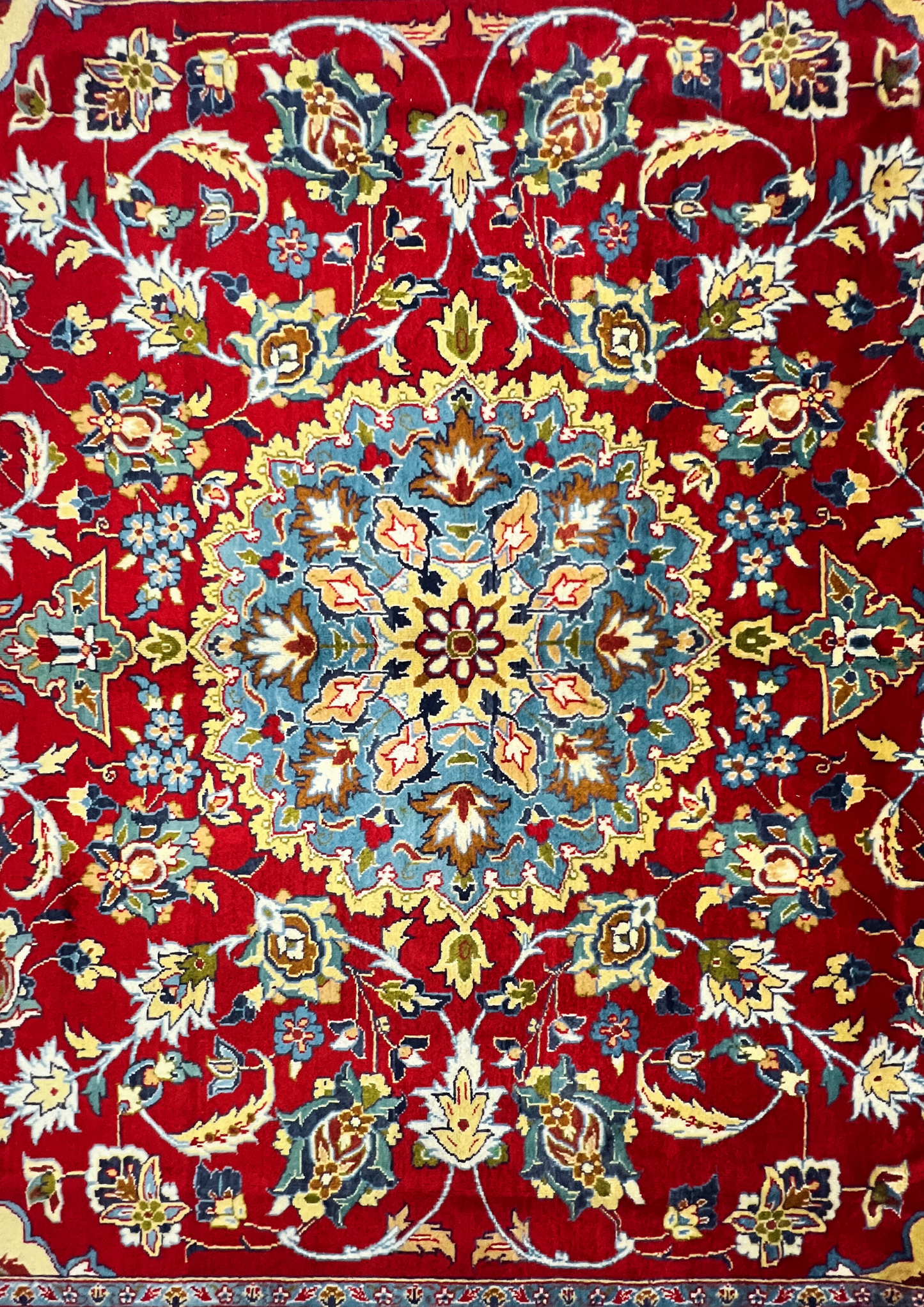 MH0283 Hand-Knotted Isfahan Antique Rug