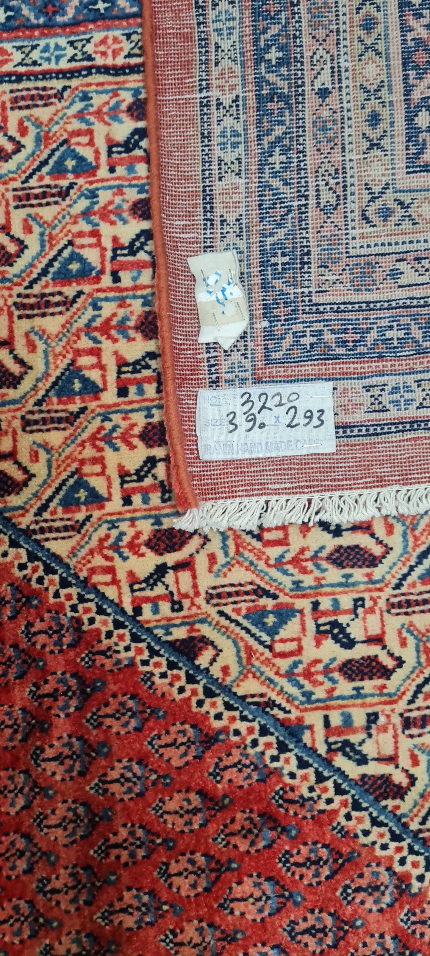 MH3220 Hand-Knotted Sarog Antique Rug