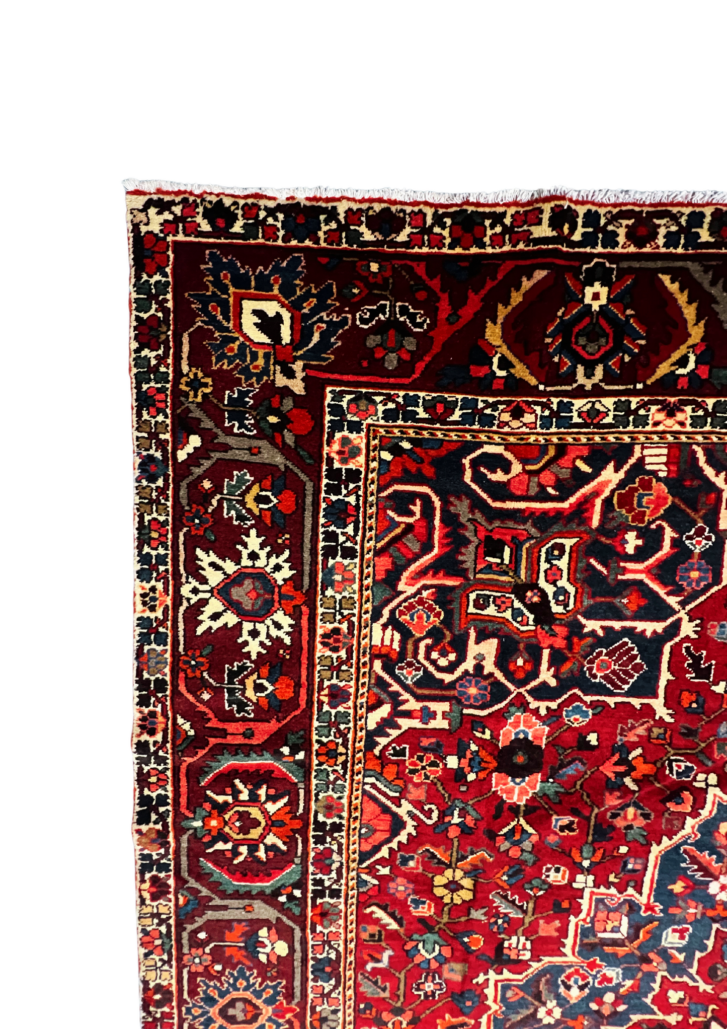 MH0054 Hand-Knotted Bakhtiari Antique Rug