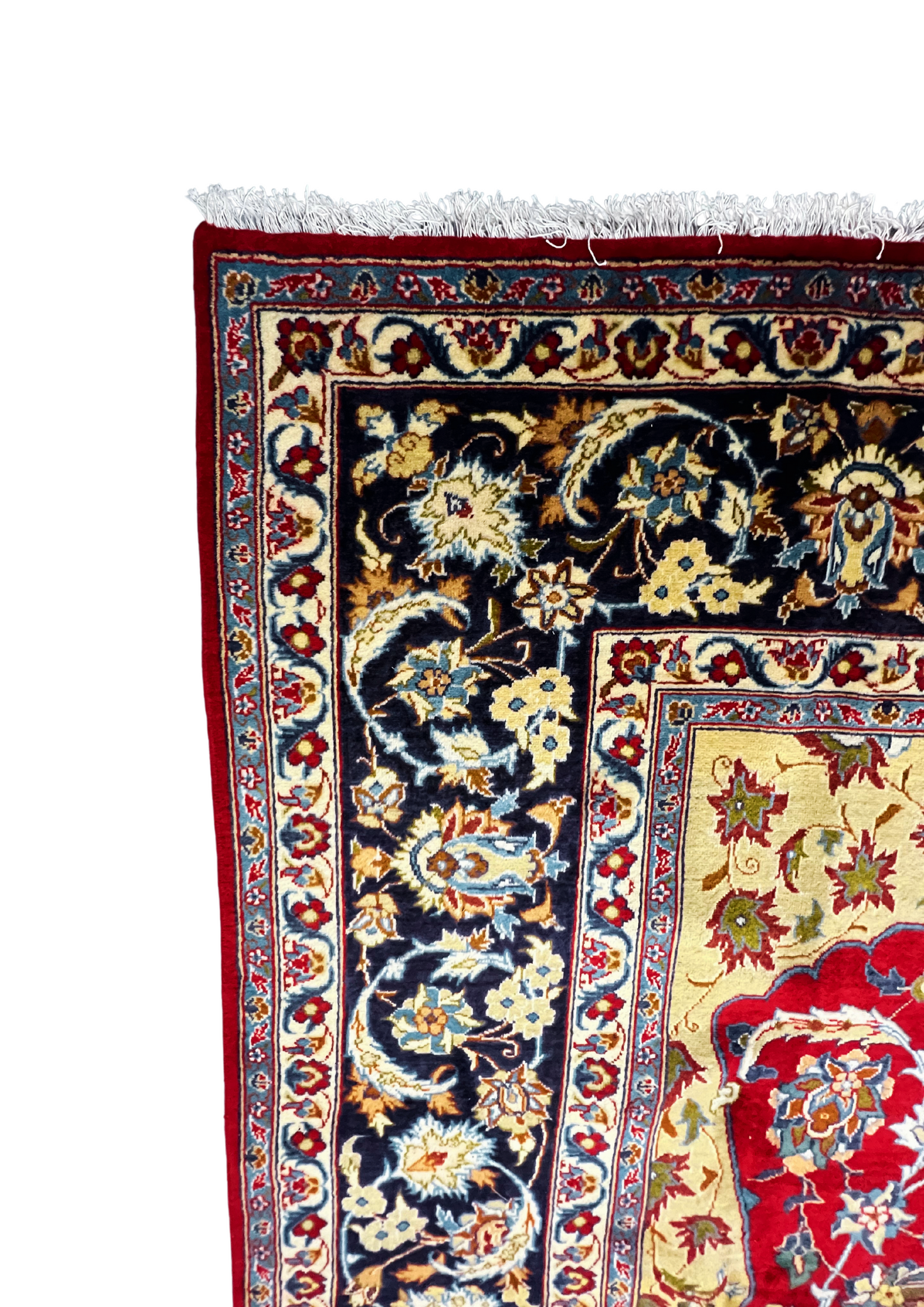 MH0283 Hand-Knotted Isfahan Antique Rug