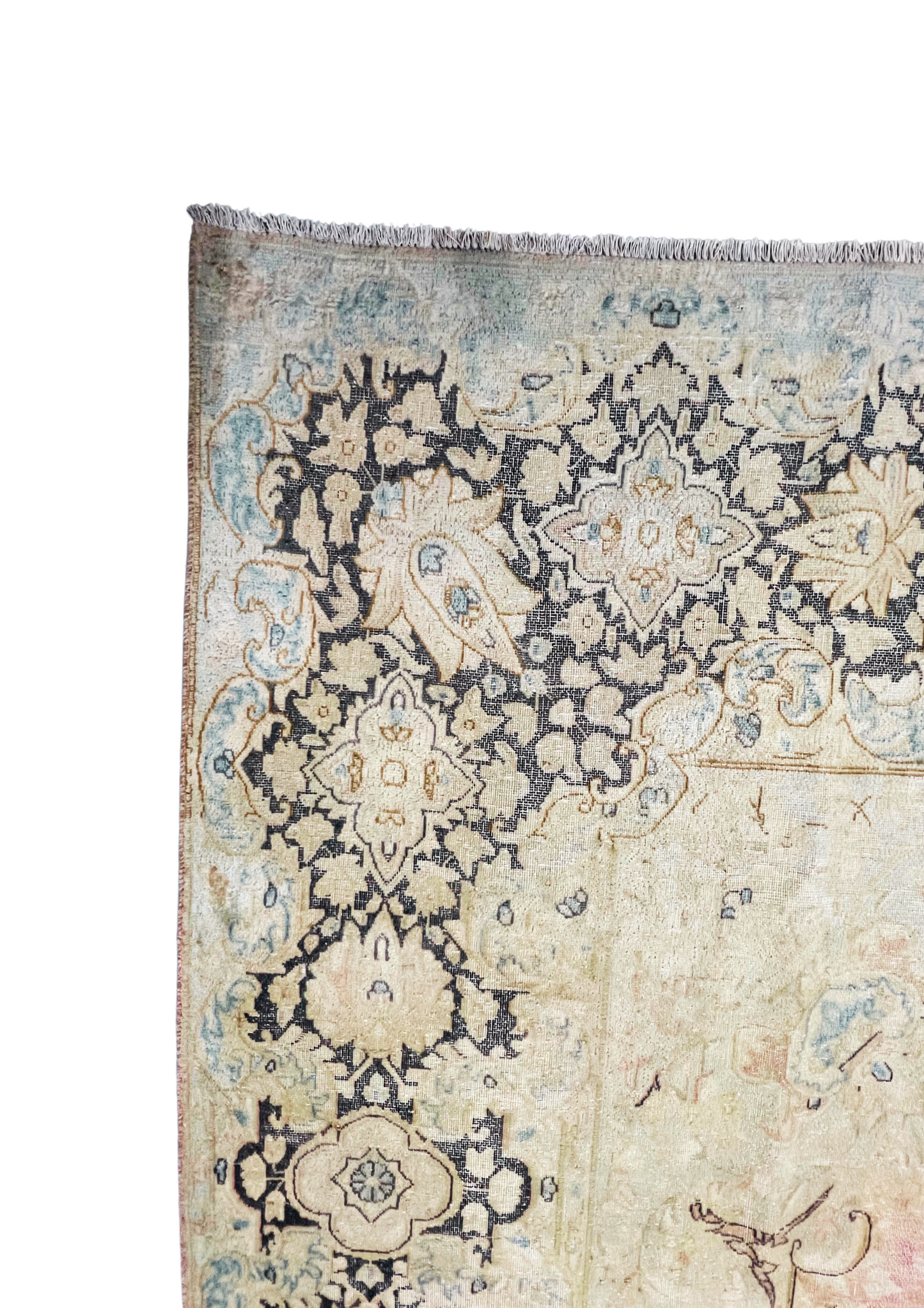MH0606 Hand-Knotted Tabriz Antique Rug